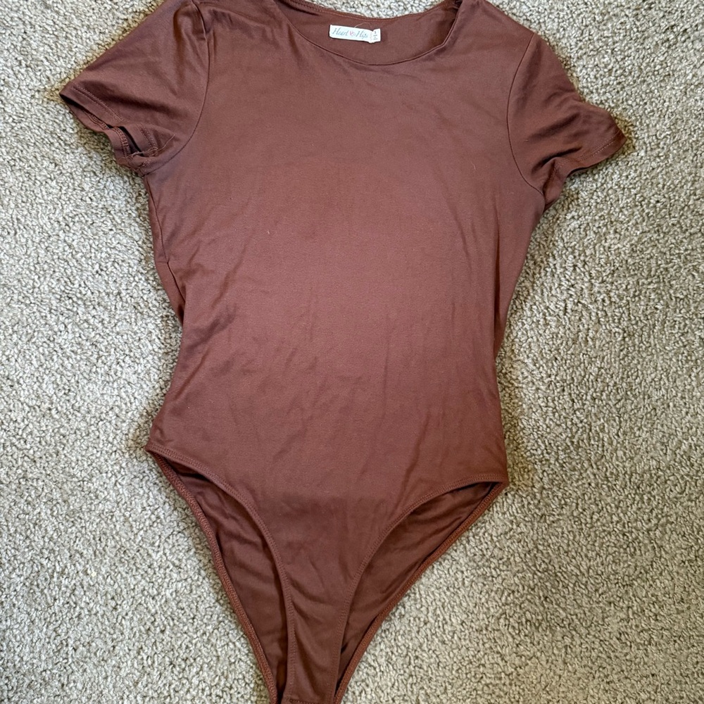 Heart & Hips Brown Bodysuit